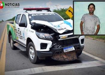 Morre o motociclista que se envolveu em acidente com viatura policial de Patos do Piauí, em Paulistana