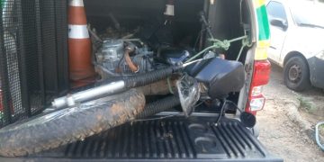 Policia Militar apreende motocicleta envolvida em acidente fatal de idoso na BR-407 em Paulistana, e identifica condutor