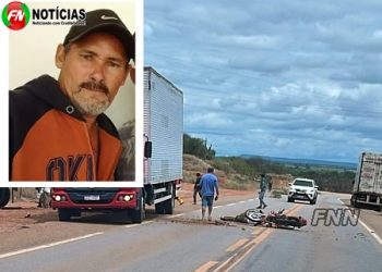 Homem de 49 anos morre após moto bater em traseira de caminhão na BR-407, em Acauã