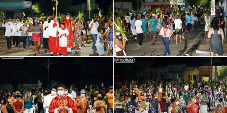 Procissão de Ramos abre a Semana Santa em Paulistana