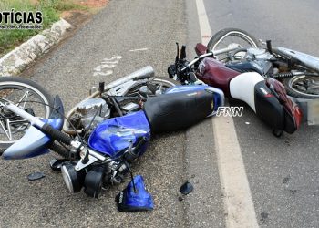 Colisão entre duas motos deixa homem gravemente ferido em Paulistana