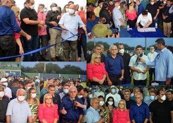 Prefeito Joaquim da Farmácia inaugura asfaltamento urbano e assina Ordem de Serviço para construção de novo Estádio de Futebol – Copa AMVI é aberta oficialmente em Paulistana