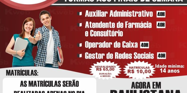 Agora em Paulistana Cursos Profissionalizantes do Instituto Nexus