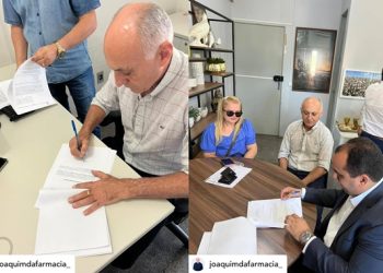 Prefeito Joaquim da Farmácia assina projeto para execução de obras de 20 mil metros de pavimentação e da iluminação da pública da BR 407