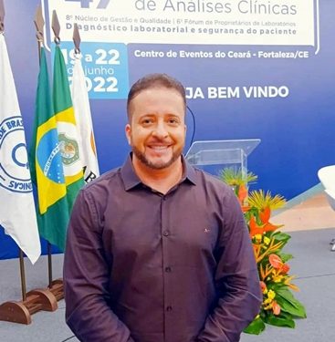 Dr. Osman Ferreira Góis, representando o Centrolab participa do 47º Congresso Brasileiro de Análises Clínicas em Fortaleza-CE
