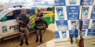 Policia de Betânia prende homem acusado de agredir filha de 11 anos e portar arma de fogo