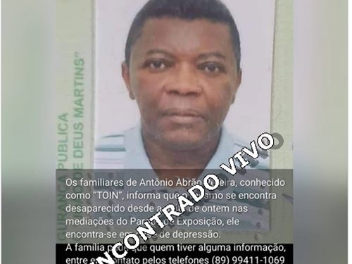 Homem que estava desaparecido em Paulistana, é encontrado vivo