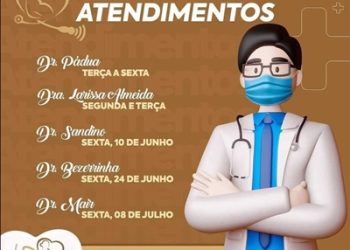 Atendimentos na Clinica Ultra Imagens do Dr. Pádua neste mês de Junho