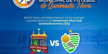 Campeonato Municipal de Futebol de Queimada Nova começa neste Domingo/10