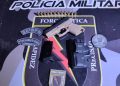 Força Tatica do 20º BPM apreende arma de fogo com munições durante barreira policial