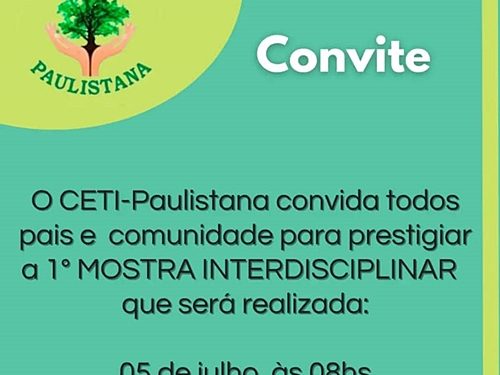 Estudantes do Ceti Paulistana participam de 1ª Mostra Interdisciplinar Cultural