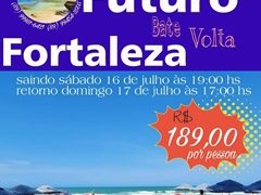 Participe de passeio para Fortaleza, um Bate Volta com Dia de Lazer na Praia do Futuro, dia 17/07
