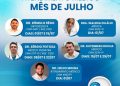 CENTROLAB Informa as datas de atendimento dos médicos no mês de Julho/2022
