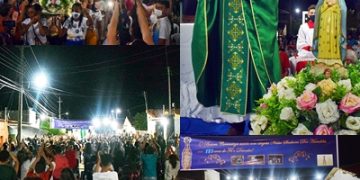 Festejos da Padroeira 2022, tem inicio com peregrinação e missa no Bairro Correnteza