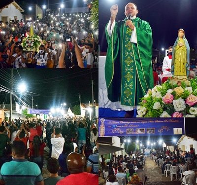 Festejos da Padroeira 2022, tem inicio com peregrinação e missa no Bairro Correnteza
