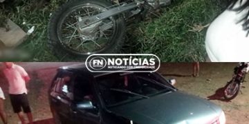 Acidente envolvendo moto e carro deixa homem gravemente ferido em Paulistana