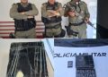 Policiais Militares do 20° BPM  prendem homem suspeito de tráfico de drogas, em Jacobina do Piauí