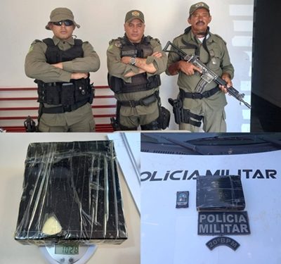 Policiais Militares do 20° BPM  prendem homem suspeito de tráfico de drogas, em Jacobina do Piauí