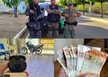 Policia de Acauã apreende menor acusado de furtar 18 mil reais de empresário de Paulistana