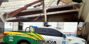 Policia conduz homem após ameaçar de morte o próprio pai com uma faca
