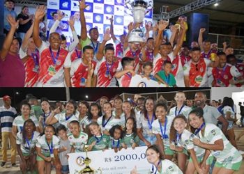 Futebol: União (masc), e Jacú (fem) são campeões do Queimadonanovense 2022 (veja fotos e vídeos)