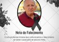 Nota de Falecimento: Valter Cavalcante de Amorim Filho – 73 anos