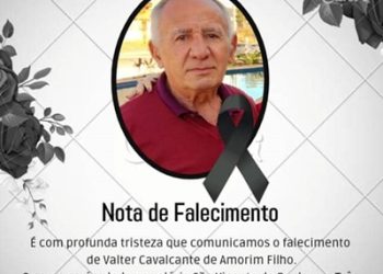 Nota de Falecimento: Valter Cavalcante de Amorim Filho – 73 anos