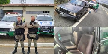 Policia de Acauã recupera veiculo furtado na cidade de Afrânio/PE