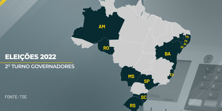 Confira os governadores eleitos no 2º turno. E a votação para presidente em todos os estados, e em Paulistana