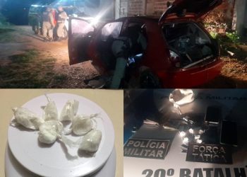 Policia Militar prende homem portando drogas em Paulistana
