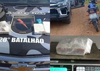 Força Tática prende homem por pratica de tráfico de drogas na zona rural de Paulistana