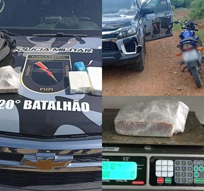 Força Tática prende homem por pratica de tráfico de drogas na zona rural de Paulistana
