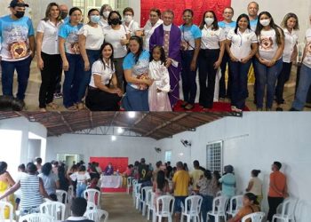 Pastoral da Boa Ação conclui trabalhos pastorais com celebração de missa, jantar e entrega de cestas básicas