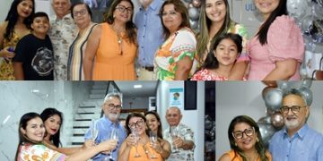 Confraternização e comemoração do aniversário de 1 ano da clínica Ultra Imagens