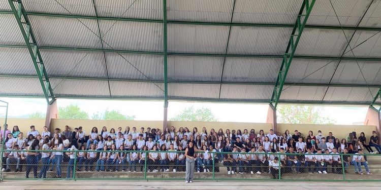 IFPI Campus Paulistana inicia ano letivo com dinâmica entre os estudantes ingressantes e veteranos.