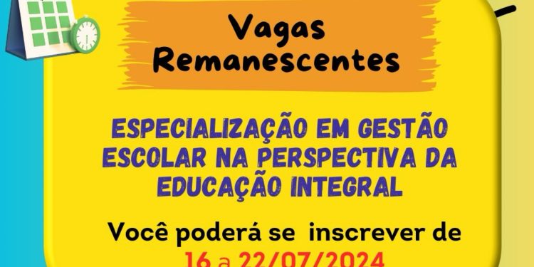 IFPI Polo Paulistana Abre 26 Vagas Remanescentes para Especialização em Gestão Escolar