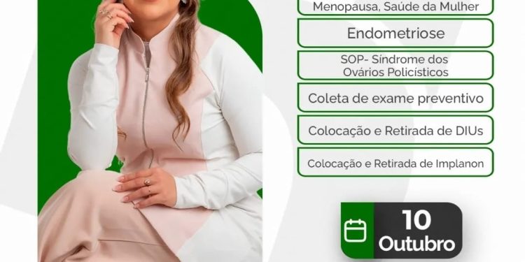 A Clínica Humanize, localizada em Jacobina-PI, receberá no dia 10 de outubro a Dra. Vanessa Medeiros, CRM-PI 9209, especialista em Ginecologia Endócrina e Reprodutiva. A médica oferecerá diversos serviços, incluindo reposição hormonal, tratamento de climatério, menopausa e saúde da mulher, além de atendimento a casos de endometriose e síndrome dos ovários policísticos (SOP).