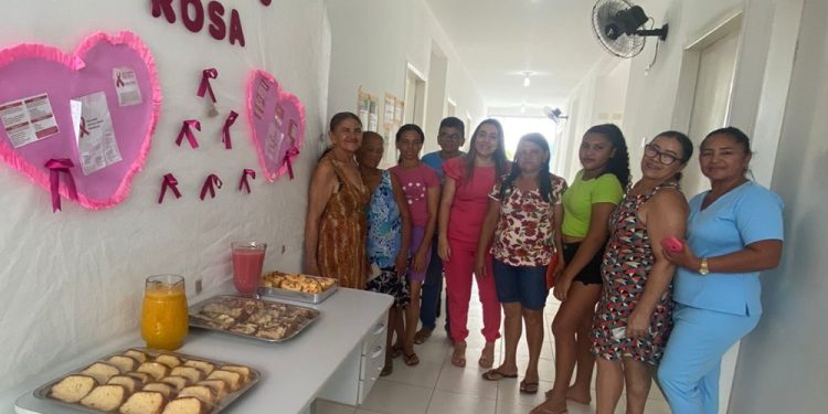 Prefeitura de Patos do Piauí realiza roda de conversa sobre o Outubro Rosa com mulheres da comunidade