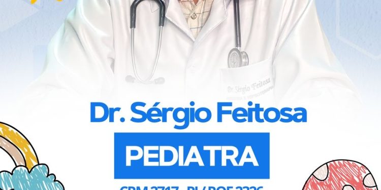 O pediatra Dr. Sérgio Feitosa estará atendendo no dia 4 de outubro no Centrolab Paulistana, localizado na Rua Coronel Elpídio, nº 135, no Centro de Paulistana-PI. Para agendamentos, os interessados podem entrar em contato pelo telefone (89) 99454-2708.