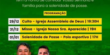 Participe da programação de posse da gestão 2025-2028 de Jacobina do Piauí