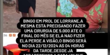 Bingo Solidário em Prol de Lorrane: Vamos Juntos Fazer a Diferença!