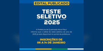 Prefeitura de Queimada Nova publica edital do Teste Seletivo 2025