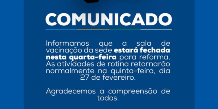 Comunicado Importante!
