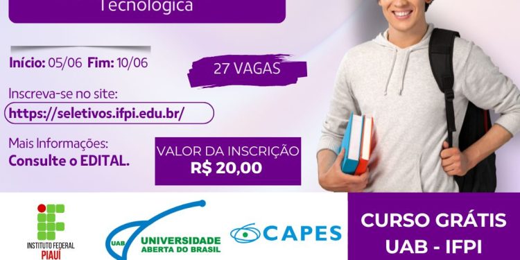 Inscrições abertas POLO UAB/ IFPI! Confira edital.