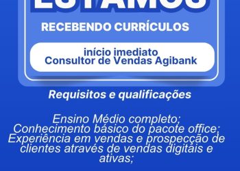 📢 Oportunidade de Emprego!