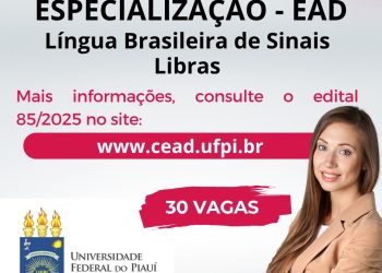 Polo UAB/IFPI Paulistana divulgou edital com 30 vagas