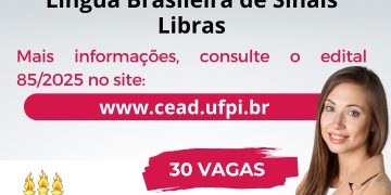 Polo UAB/IFPI Paulistana divulgou edital com 30 vagas