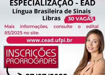 Foram prorrogadas as inscrições do POLO UAB PAULISTANA