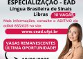 UFPI abre inscrições para vagas remanescentes em Especialização em Libras (EAD)